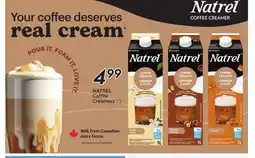 Sobeys NATREL Coffee Creamers offer