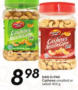 Sobeys DAN-D-PAK Cashews offer