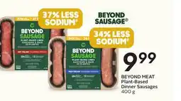 Sobeys BEYOND MEAT Plant-Based Dinner Sausages offer