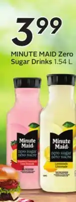 Sobeys MINUTE MAID Zero Sugar Drinks offer