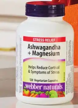 Metro WEBBER NATURALS ASHWAGANDHA & MAGNESIUM offer