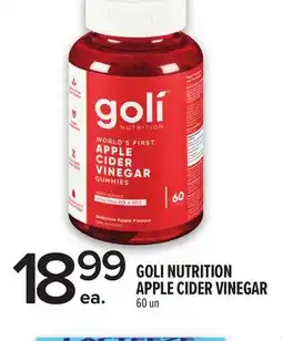 Metro GOLI NUTRITION APPLE CIDER VINEGAR offer