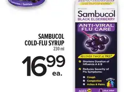 Metro SAMBUCOL COLD-FLU SYRUP offer