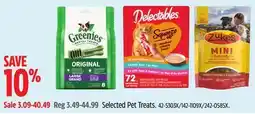 Canadian Tire Selected Pet Treats offer