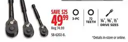 Canadian Tire Stanley Professional Grade Black Chrome Ratchet offer