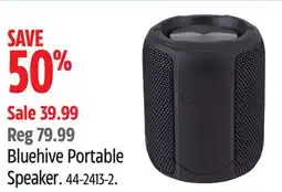 Canadian Tire Bluehive Portable Speaker offer