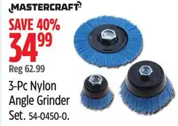 Canadian Tire Mastercraft 3-Pc Nylon Angle Grinder Set offer