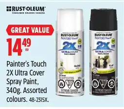 Canadian Tire Painter's Touch 2X Ultra Cover Spray Paint offer