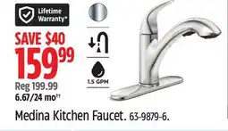 Canadian Tire Moen Medina Kitchen Faucet offer