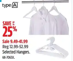 Canadian Tire Type A Selected Hangers offer