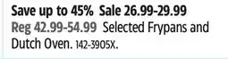 Canadian Tire Selected Frypans and Dutch Oven offer