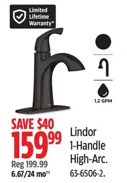 Canadian Tire Lindor 1-Handle High-Arc offer