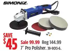 Canadian Tire SIMONIZ 7˝ Pro Polisher offer