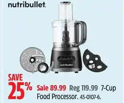 Canadian Tire nutribullet 7-Cup Food Processor offer