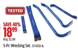 Canadian Tire Mastercraft 5-PcWrecking Set offer