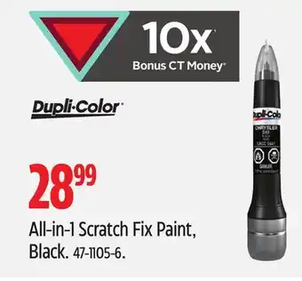 Canadian Tire Dupli Color All-in-1 Scratch Fix Paint offer