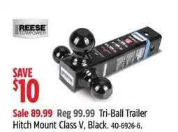 Canadian Tire REESE Towpower Tri-Ball Trailer Hitch Mount Class V offer