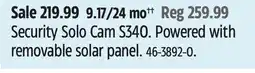 Canadian Tire Eufy Security Solo Cam S340 offer