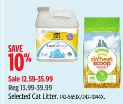 Canadian Tire Purina Selected Cat Litter offer