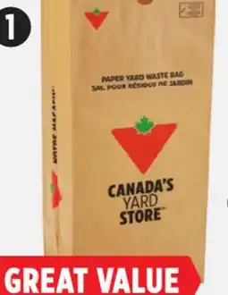 Canadian Tire Canadian Yard Waste Bag, 20-Pack offer
