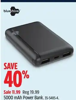Canadian Tire Bluehive 5000 mAh Power Bank offer