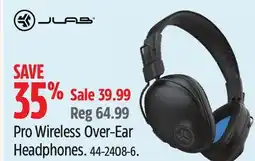 Canadian Tire JLab Pro Wireless Over-Ear Headphones offer