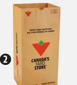 Canadian Tire Yard Waste Bag offer