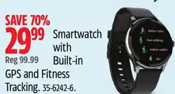 Canadian Tire Smartwatch with Built-in GPS and Fitness Tracking offer