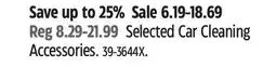 Canadian Tire SIMONIZ Selected Car Cleaning Accessories offer