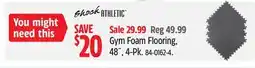 Canadian Tire Shock Gym Foam Flooring offer