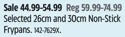 Canadian Tire The Rock Selected 26cm and 30cm Non-Stick Frypans offer
