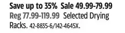 Canadian Tire type A Selected Drying Racks offer