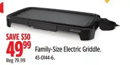 Canadian Tire Black & Decker Family-Size Electric Griddle offer