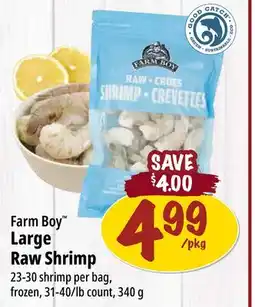 Farm Boy Farm Boy Large Raw Shrimp offer