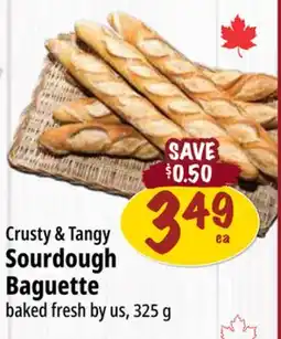 Farm Boy Crusty & Tangy Sourdough Baguette offer