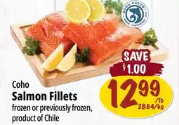 Farm Boy Coho Salmon Fillets offer