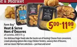 Farm Boy Farm Boy Heat & Serve Hors d'Oeuvres offer