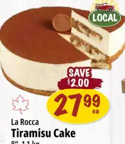 Farm Boy La Rocca Tiramisu Cake offer