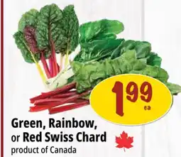 Farm Boy Green, Rainbow, or Red Swiss Chard offer