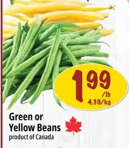 Farm Boy Green or Yellow Beans offer
