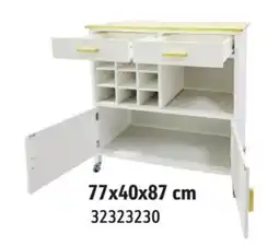 Sushi Shop Pine Wood MDF Kitchen Cart offer