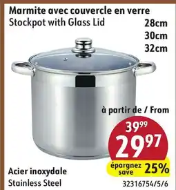 Sushi Shop Stockpot with Glass Lid offer