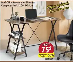 Sushi Shop MADDIE Computer Desk 120x48x78cm offer