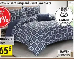 Sushi Shop 4 Piece Jacquard Duvet Cover Sets offer
