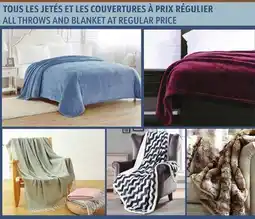 Sushi Shop ALL THROWS AND BLANKET AT REGULAR PRICE offer