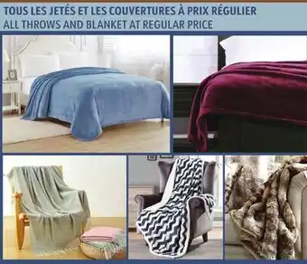 Sushi Shop ALL THROWS AND BLANKET AT REGULAR PRICE offer