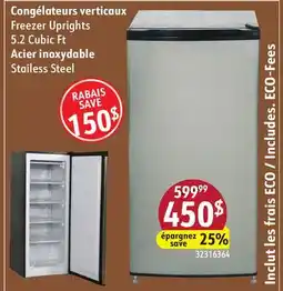 Sushi Shop Freezer Uprights 5.2 Cubic Ft offer