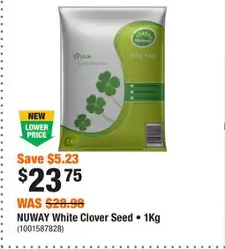 Home Depot NUWAY White Clover Seed • 1Kg offer