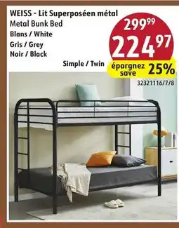 Sushi Shop Metal Bunk Bed offer