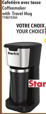 Sushi Shop Starfrit Coffeemaker with Travel Mug offer